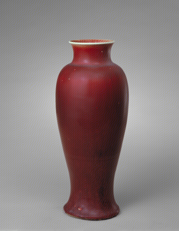 郎窑红釉观音尊 郎窑红釉观音尊