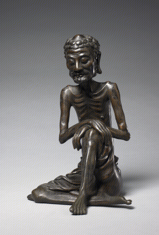 铜达摩坐像 铜达摩坐像